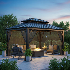 Sunjoy Chatham Steel Hardtop Gazebo