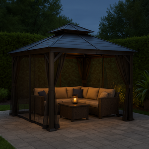 Sunjoy Chatham Steel Hardtop Gazebo